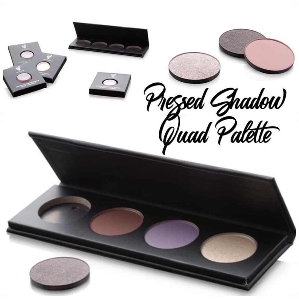 Empty quad case for eyeshadow